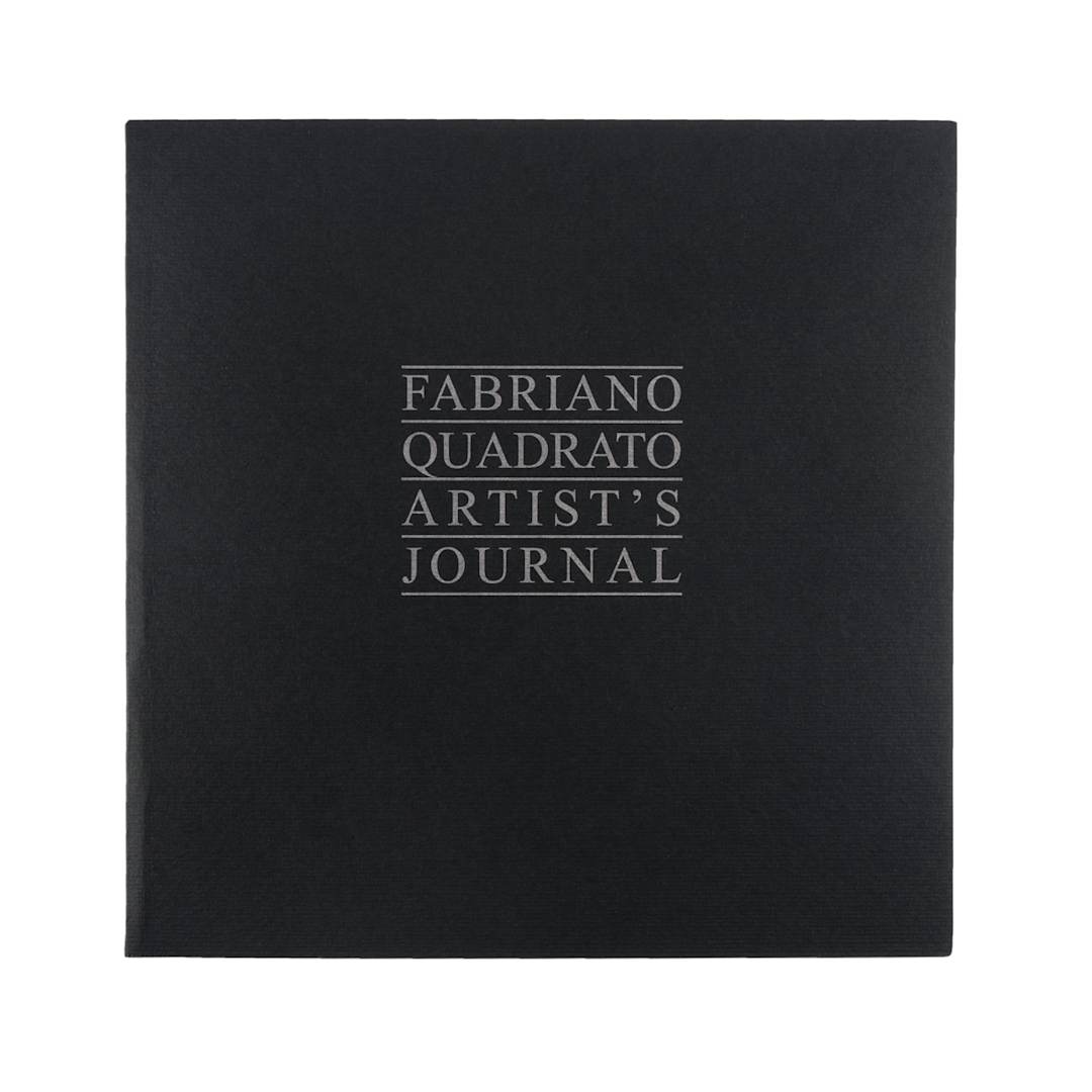 Open in modal - Fabriano Quadratto Artist Journal, 96 4-Color Sheets, 90 gsm, 9 in x 9 in