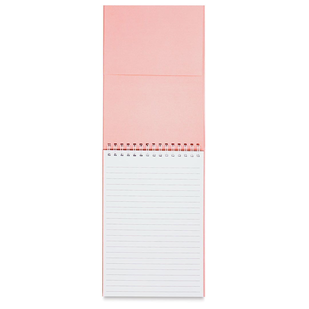 Open in modal - Kate Spade New York Top Spiral Notebook - Peach Jumbo Dot (lined page)