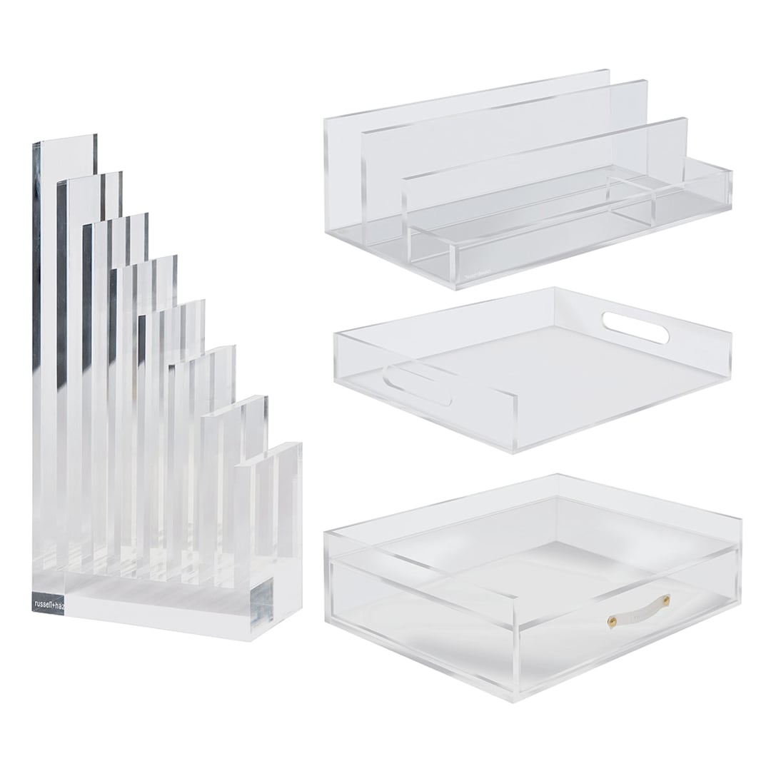 Open in modal - Russell and Hazel Acrylic Desk Accessories