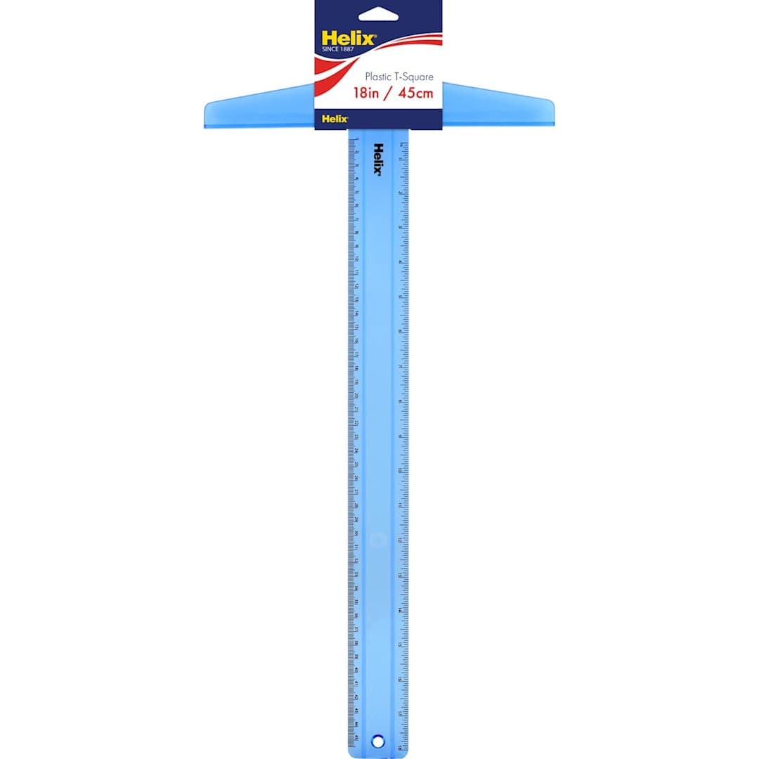 Open in modal - Helix Clear Plastic T-Square, 18"