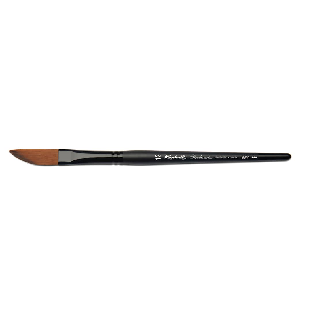 Open in modal - Raphael Stradivarius Synthetic Kolinsky Watercolor Brush, Dagger, 12