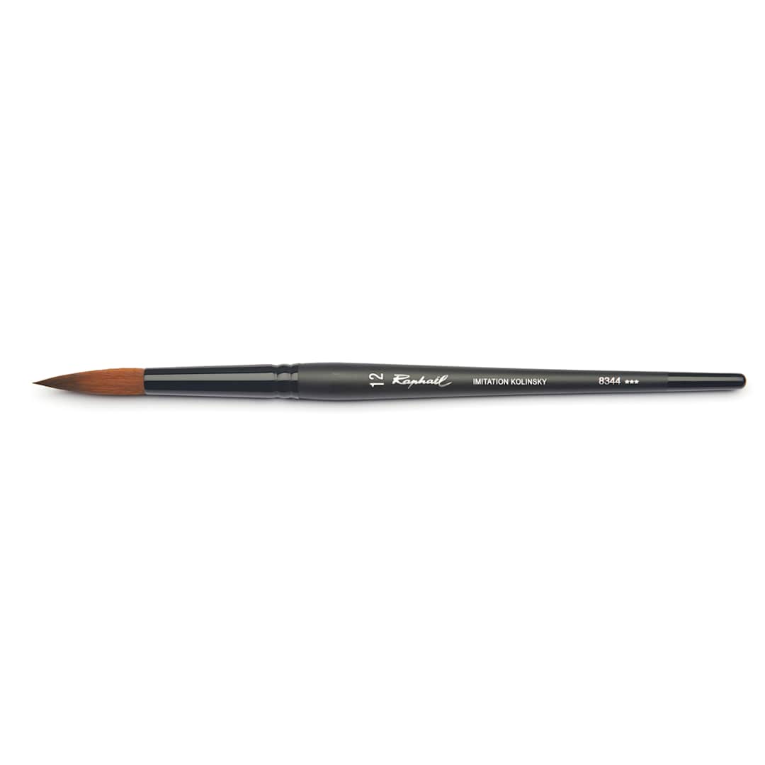 Open in modal - Raphael Stradivarius Synthetic Kolinsky Watercolor Brush, Round, 12