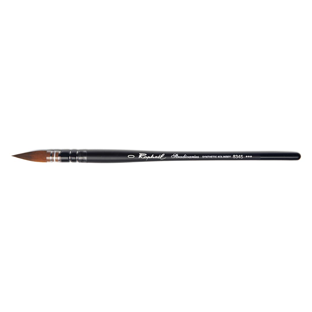 Open in modal - Raphael Stradivarius Synthetic Kolinsky Watercolor Brush, Mop, 0