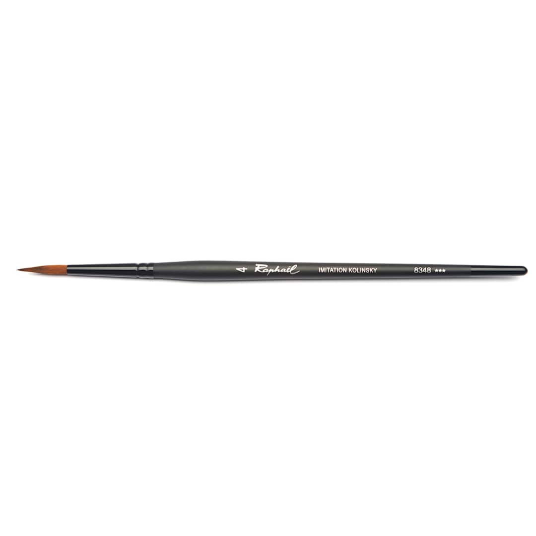 Open in modal - Raphael Stradivarius Synthetic Kolinsky Watercolor Brush, Round - Sharp Point, 4