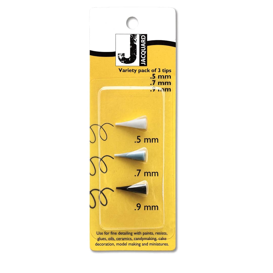 Open in modal - Plastic Tips Assortment Pack of 3 Plastic Tips - .5mm, .7mm & .9mm - Peggable