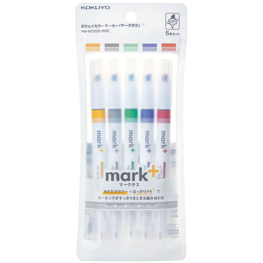 Open in modal - Mark+ 2 Way Marker Set 5-Color Set 2