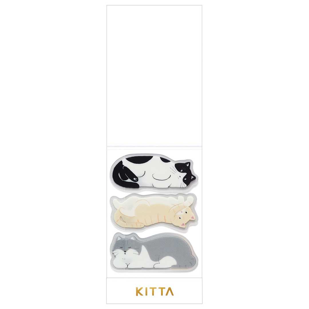Open in modal - KITTA Compact Washi Tape and Sticker Sets KITTA Clear - Cat