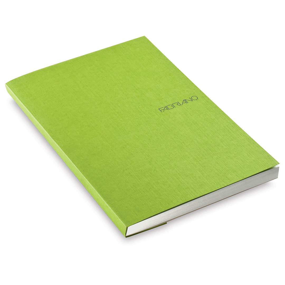 Open in modal - Fabriano EcoQua Notebook - 8.25" x 5.8", Dot, Gluebound, Lime