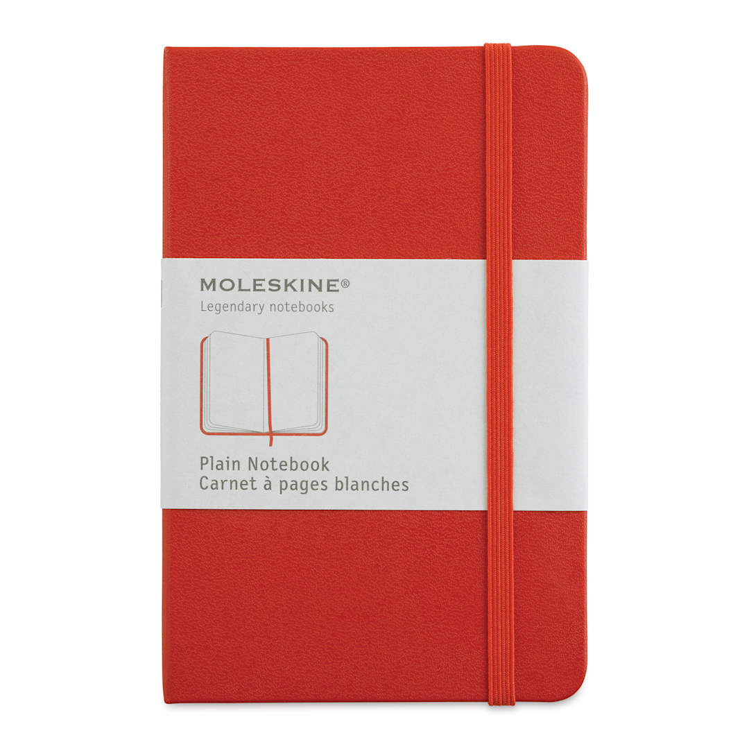 Open in modal - Moleskine Classic Hardcover Notebook - Scarlet Red, Blank, 5-1/2" x 3-1/2"