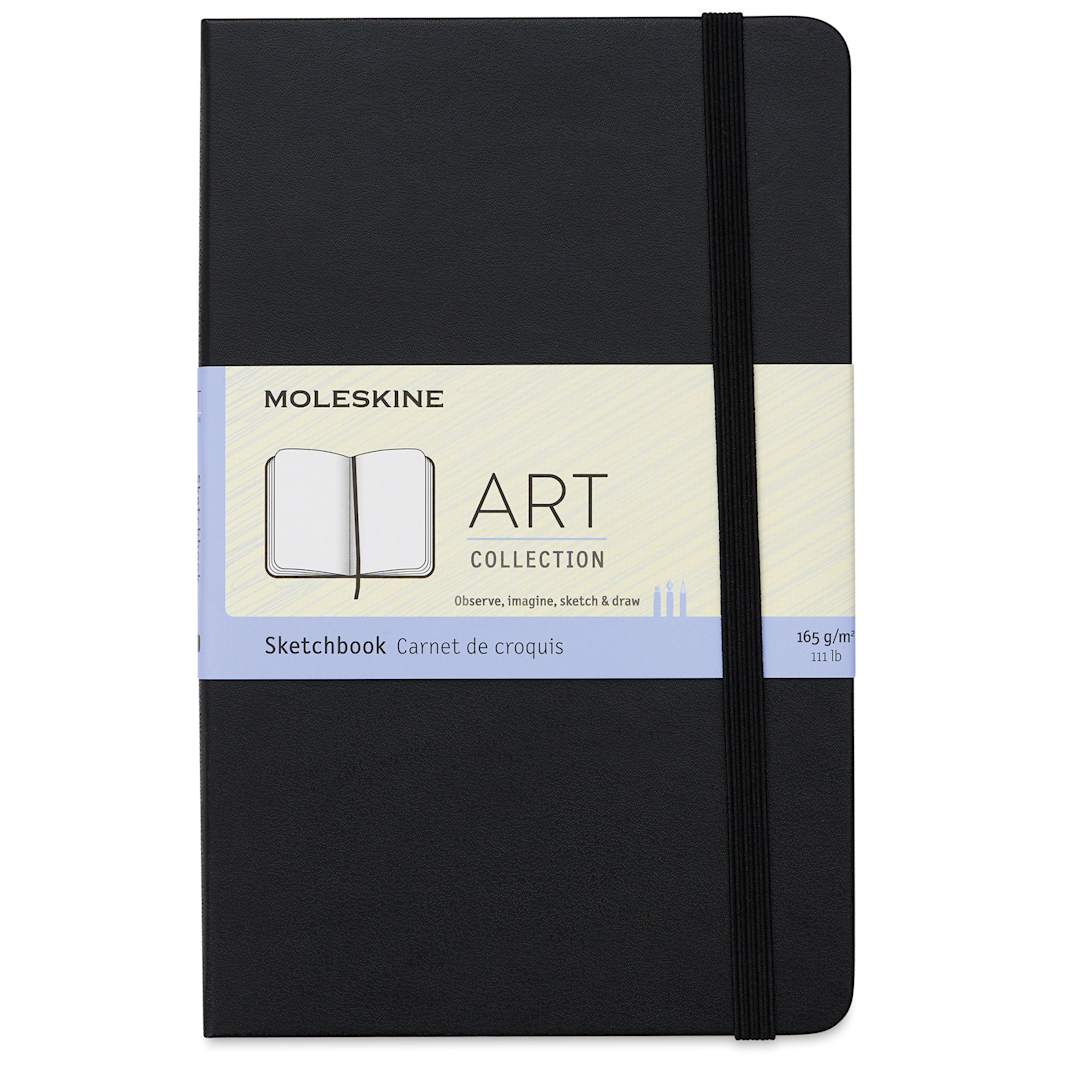 Open in modal - Moleskine Art Collection Sketchbook - Black, Medium (front)