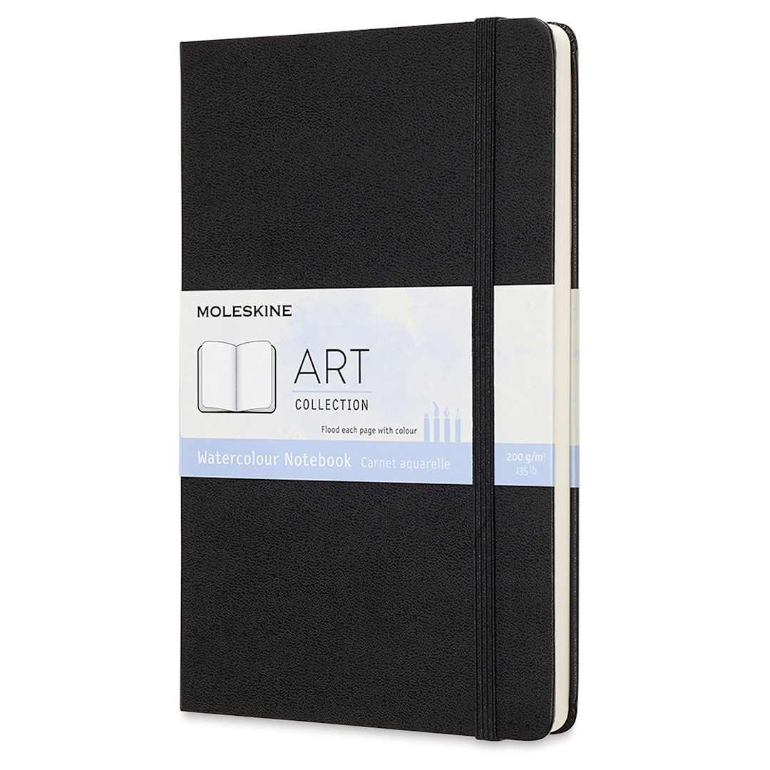 Open in modal - Moleskine Art Collection Watercolor Notebook- 8-1/4" x 5", 200 gsm