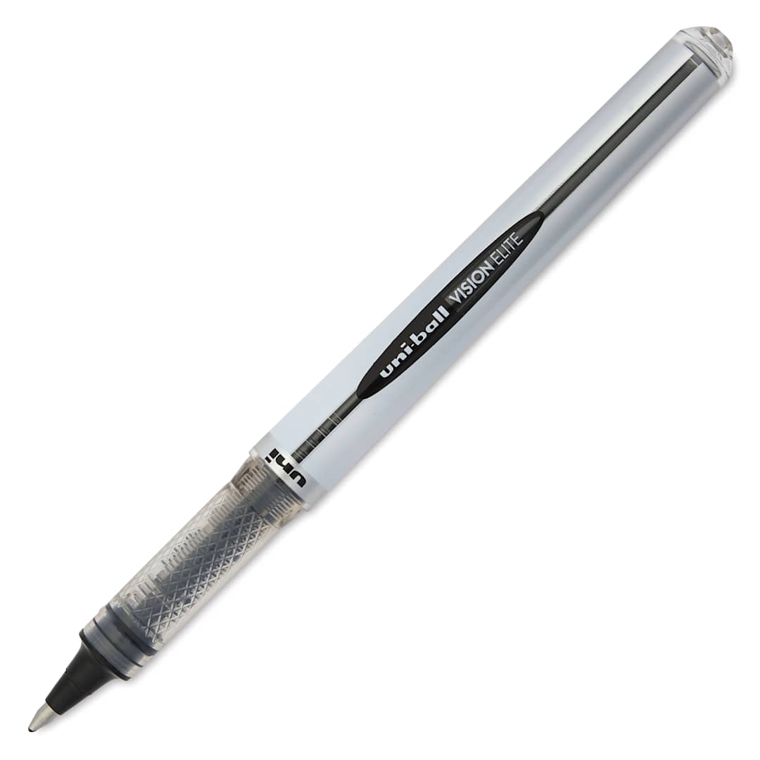 Open in modal - Uni-Ball Vision Elite Rollerball Pen - Bold Point, 0.8 mm, Black