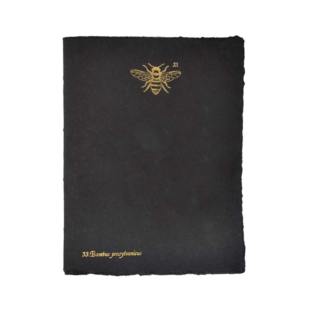 Open in modal - LAMALI Tresor Toned Soft-Cover Handmade Journal, 96 Pages, Black