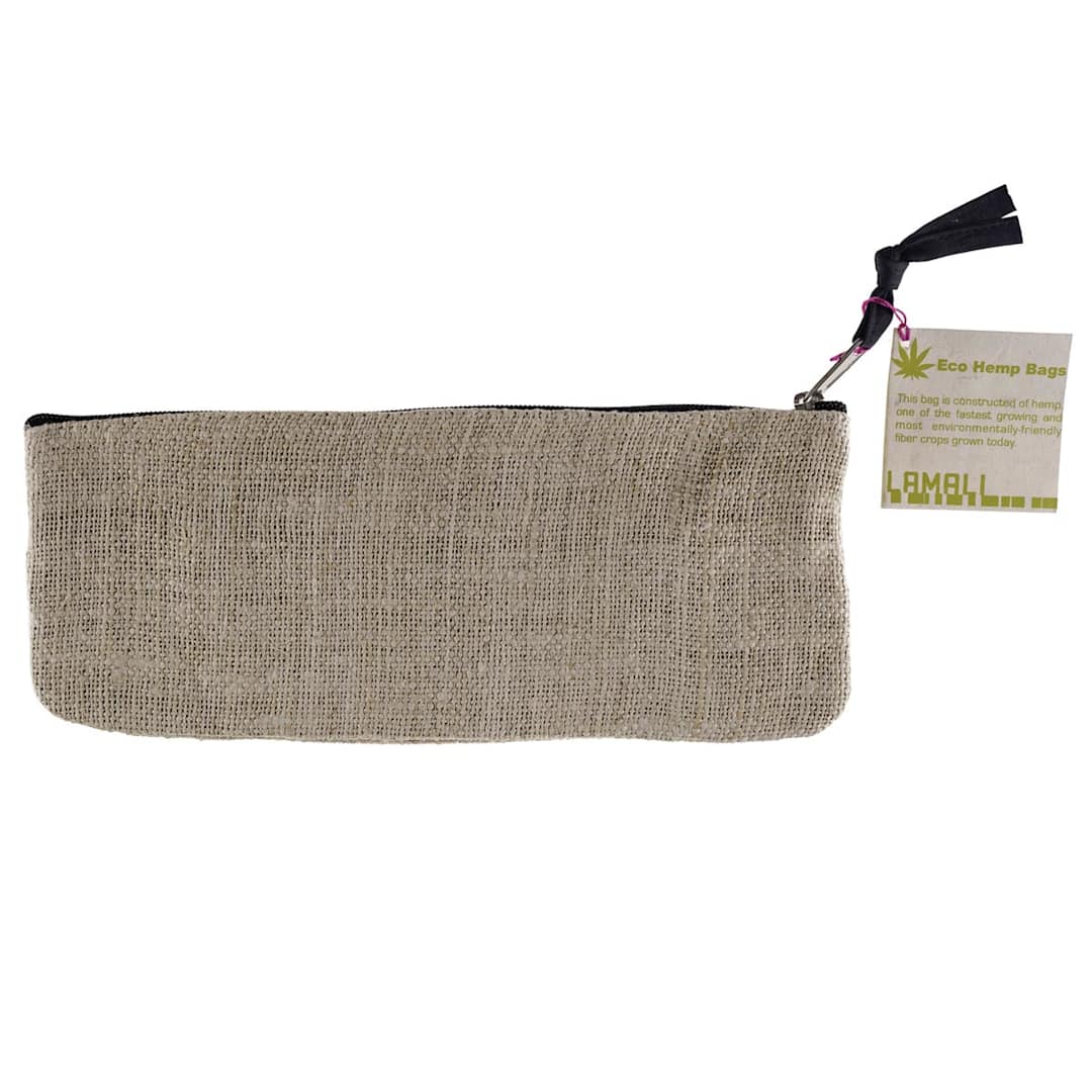 Open in modal - Hemp Handmade Bags Brush Bag - 4" x 11"