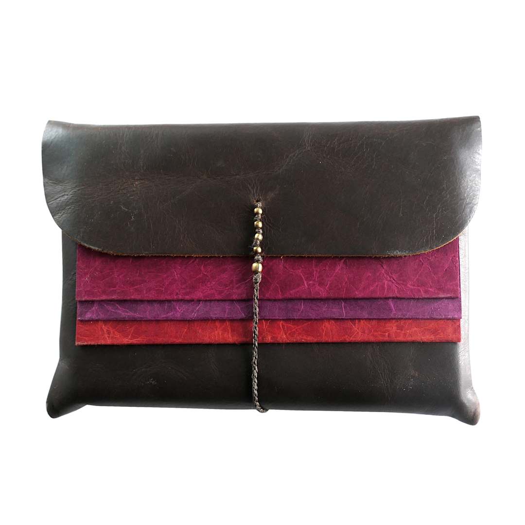 Open in modal - LAMALI Ninki Soft-Cover Handmade Journal, 4.3 in x 5.9 in, 64 Pgs./Bk., Warm Tones