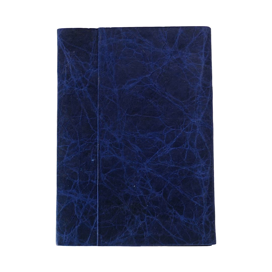 Open in modal - LAMALI Bondo Soft-Cover Handmade Journal, 4.3 in x 5.9 in, Navy