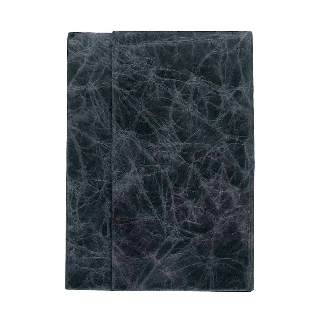 Open in modal - LAMALI Bondo Soft-Cover Handmade Journal, 4.3 in x 5.9 in, Grey