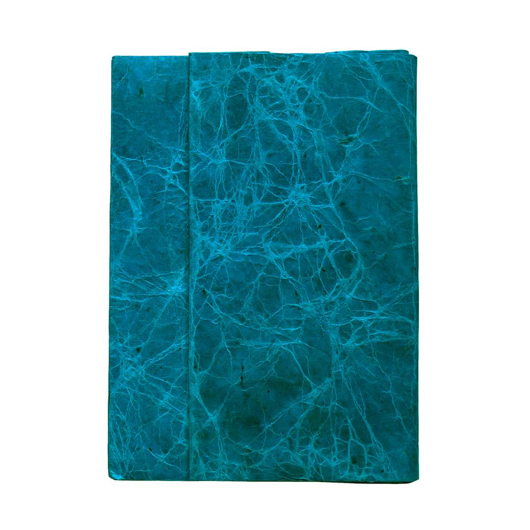 Open in modal - LAMALI Bondo Soft-Cover Handmade Journal, 4.3 in x 5.9 in, Blue