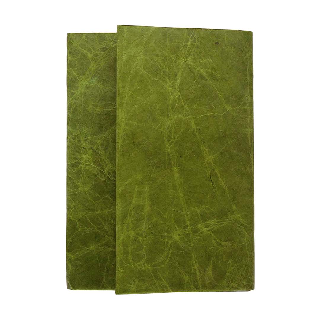 Open in modal - LAMALI Bondo Soft-Cover Handmade Journal, 4.3 in x 5.9 in, Green