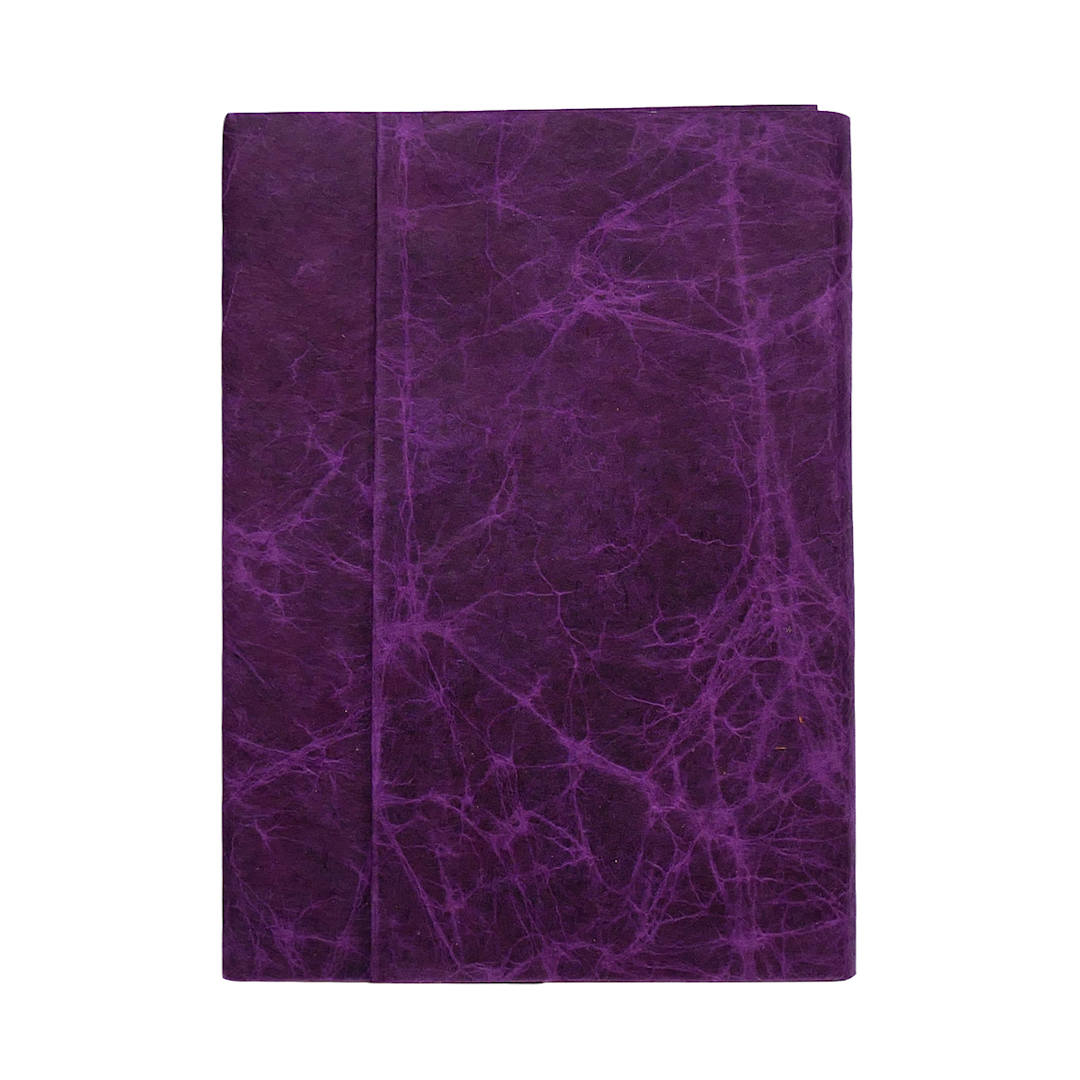 Open in modal - LAMALI Bondo Soft-Cover Handmade Journal, 4.3 in x 5.9 in, Purple