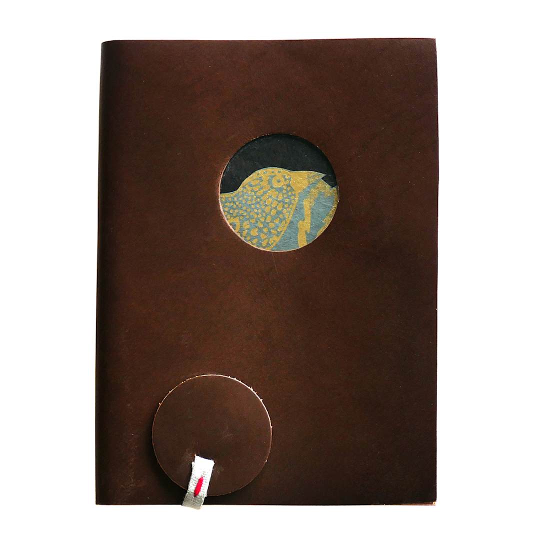 Open in modal - LAMALI Aurore Soft-Cover Handmade Journal, Black/Grey