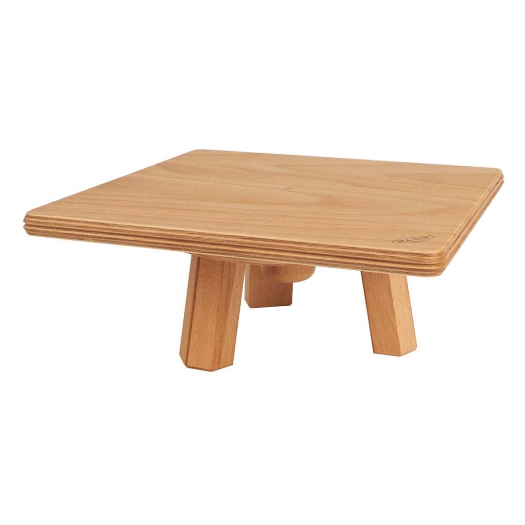 Open in modal - Sculpture Table Trestle Italian Craftsmanship- Beechwood