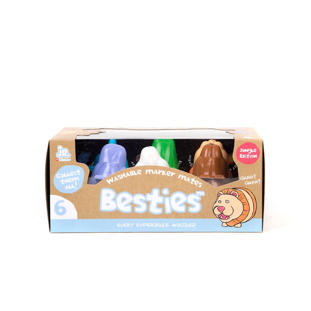 Open in modal - Besties Marker Mates Jungle - 6/Pkg.