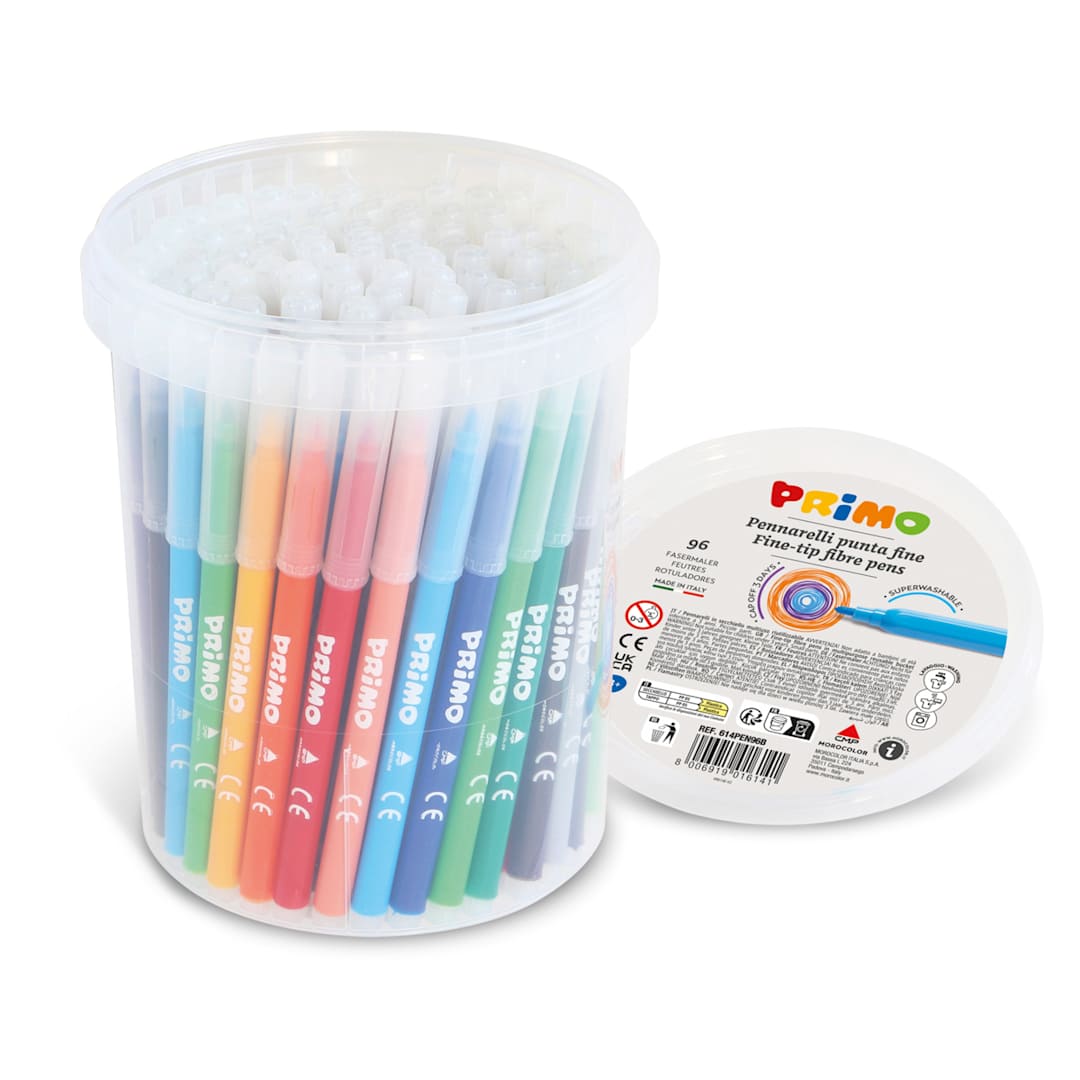 Open in modal - Fine Tip Marker Set 96-Bucket Set with 12 Colours
