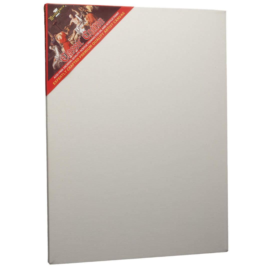 Open in modal - Masterpiece Classic Cotton Stretched Canvas, Classic 3/4 in Profile, 22 in x 28 in