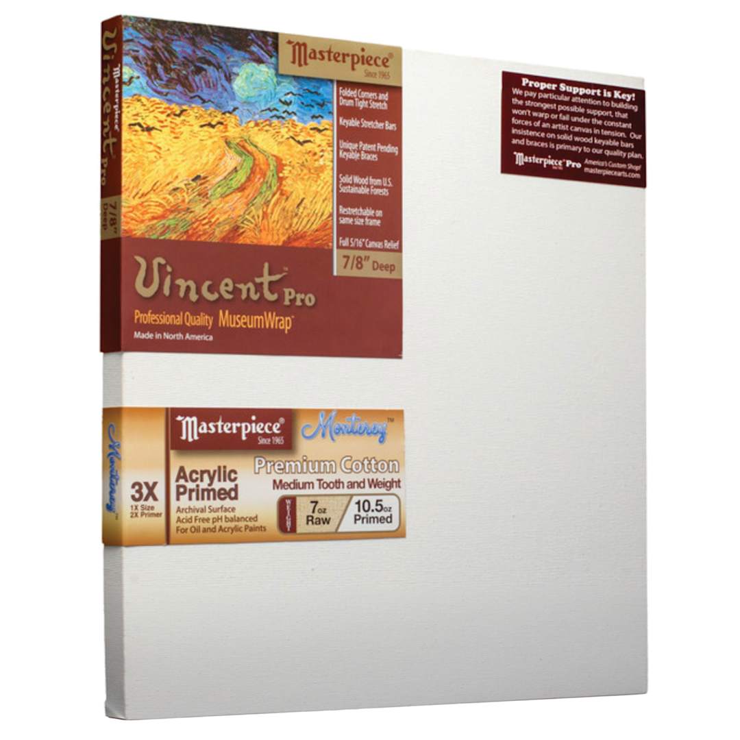 Open in modal - Masterpiece Monet Professional Canvas, 7 oz, 12" x 12"