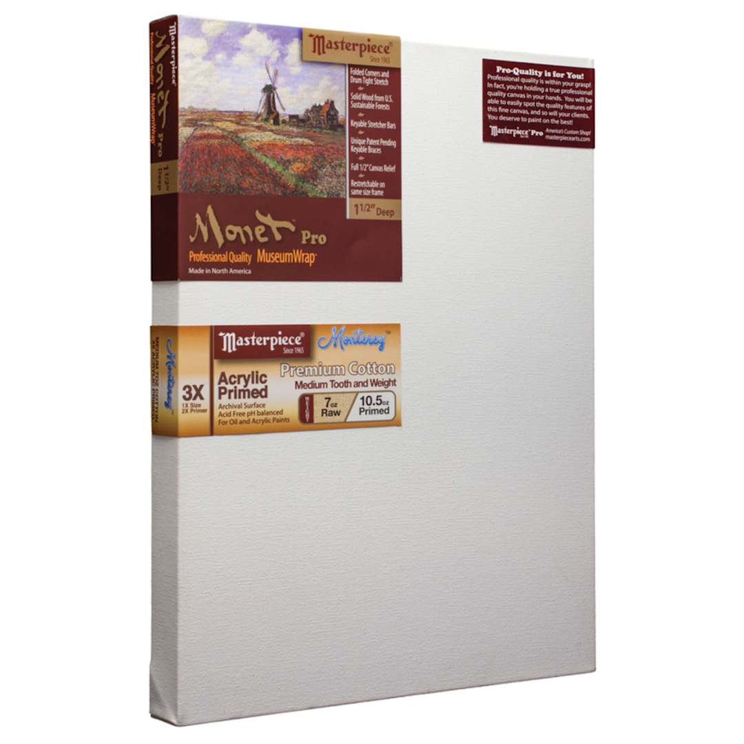 Open in modal - Masterpiece Monet Professional Canvas, 7 oz, 12" x 48"