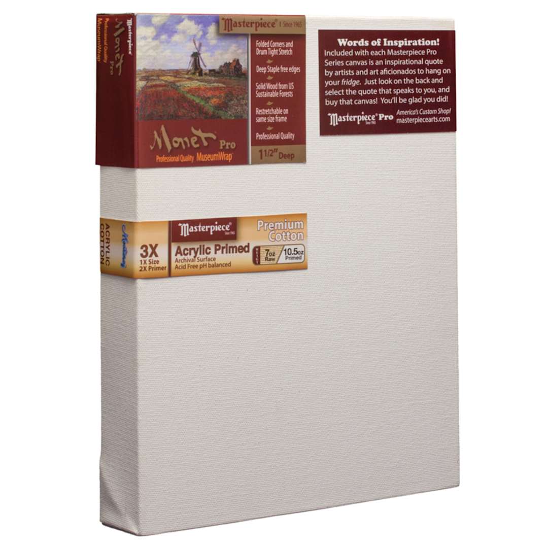 Open in modal - Masterpiece Monet Professional Canvas, 7 oz, 8" x 13"
