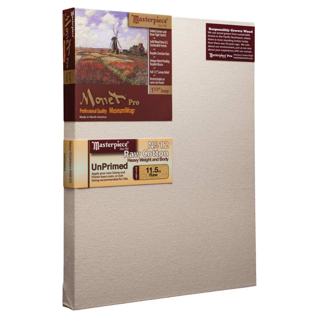 Open in modal - Masterpiece Raw Professional Canvas, 12 oz, 16" x 20"