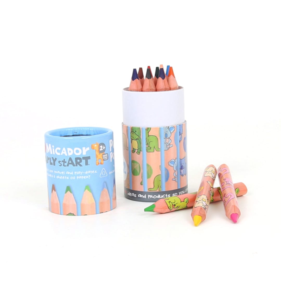 Open in modal - Triangle Colored Pencil Purse Pack 18-Piece Pack