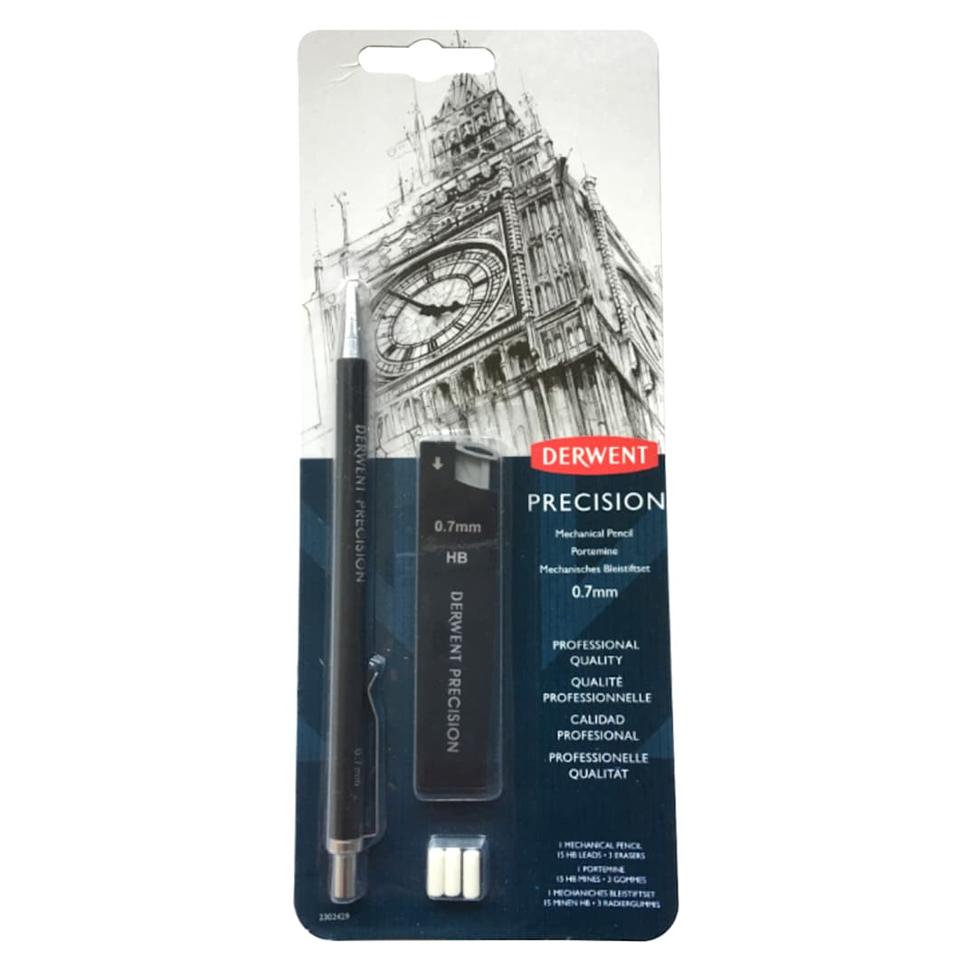 Open in modal - Derwent Precision Mechanical Pencil Set, .7mm