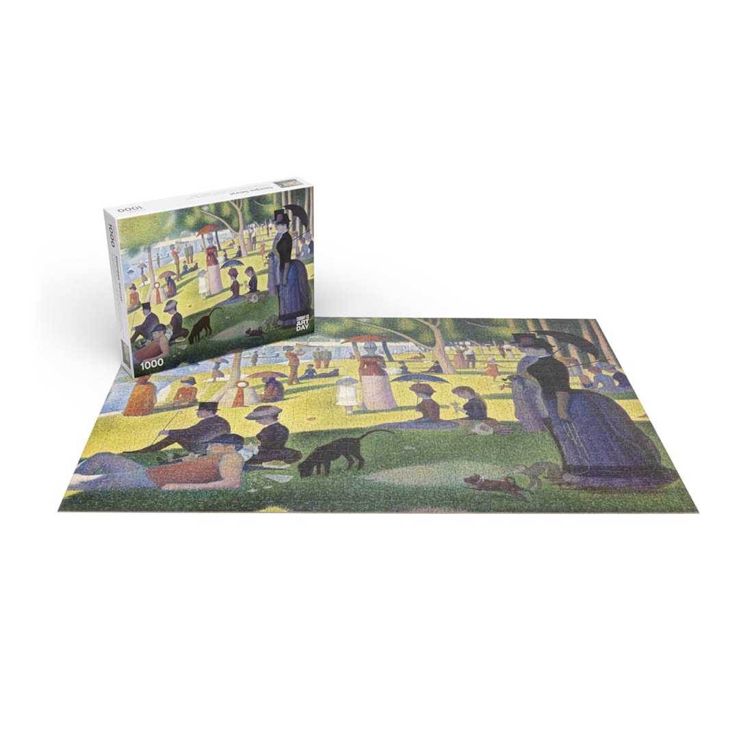 Open in modal - 1000-Piece Artist Puzzles Seurat - Sunday Afternoon On The Island