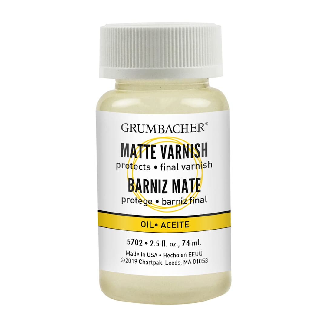 Open in modal - Grumbacher Transparent Matte Varnish, 2.5 oz.