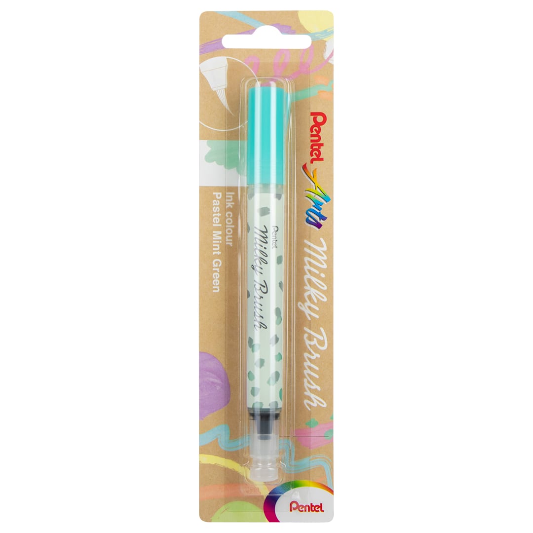 Open in modal - Milky Brush Pen Pastel Mint Green