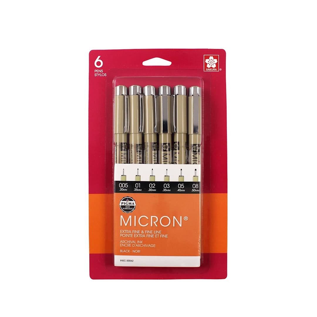 Open in modal - PIGMA PEN 8PC SET BLK ASTD JO 