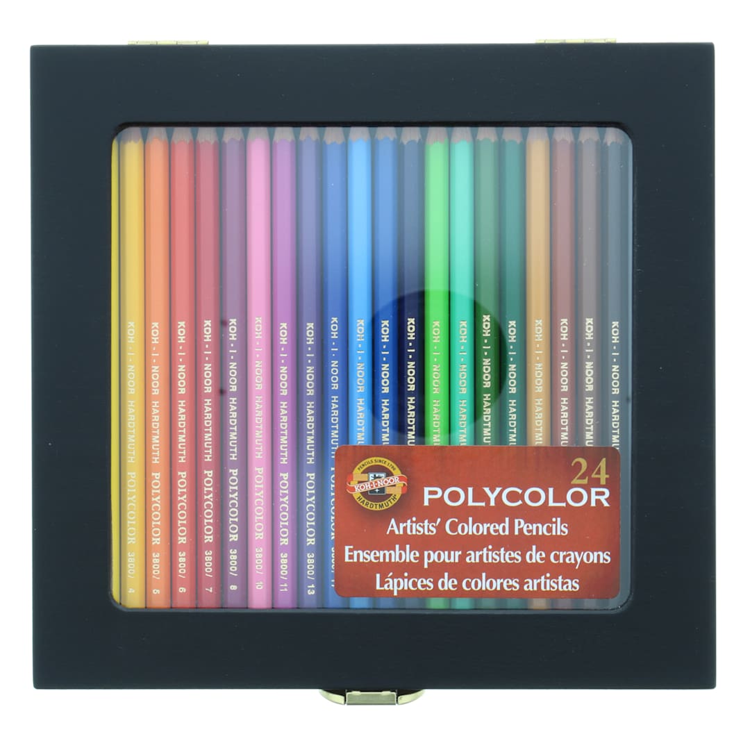 Open in modal - POLYCOLOR PENCIL Wood Box Set of 24