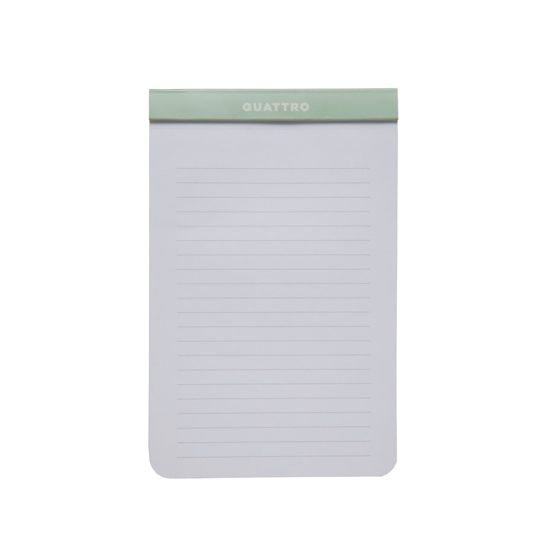 Open in modal - Global Art Quattro Journal, Lined, 80 Sheets, 3.5 in x 5.5 in, Green