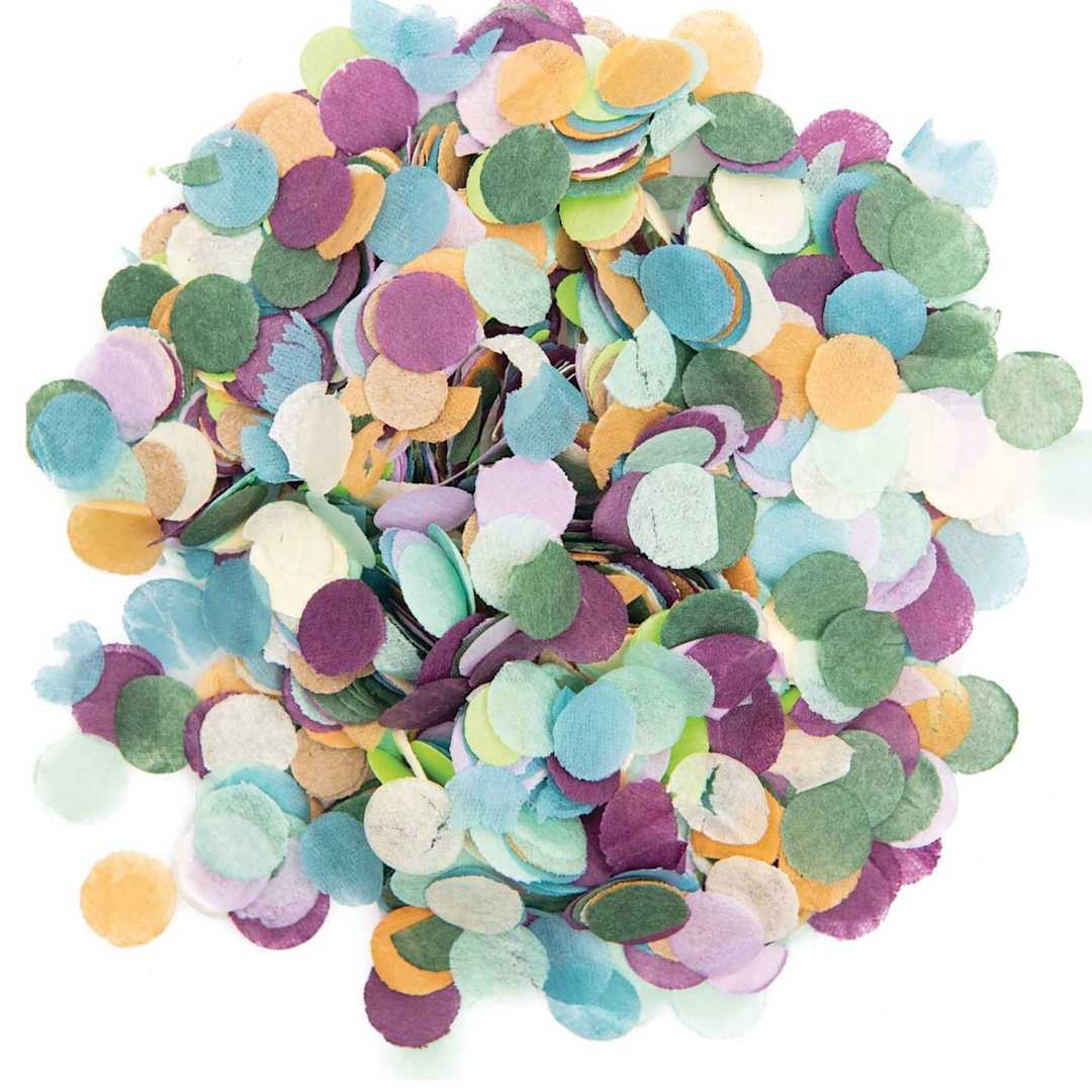 Open in modal - Tissue Paper Confetti Round - Multi-Color Nature