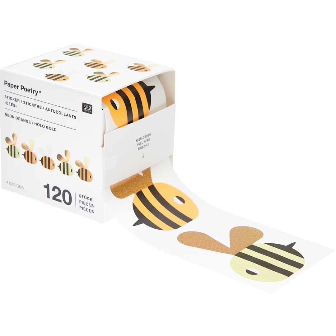 Open in modal - Sticker Rolls Bees Roll