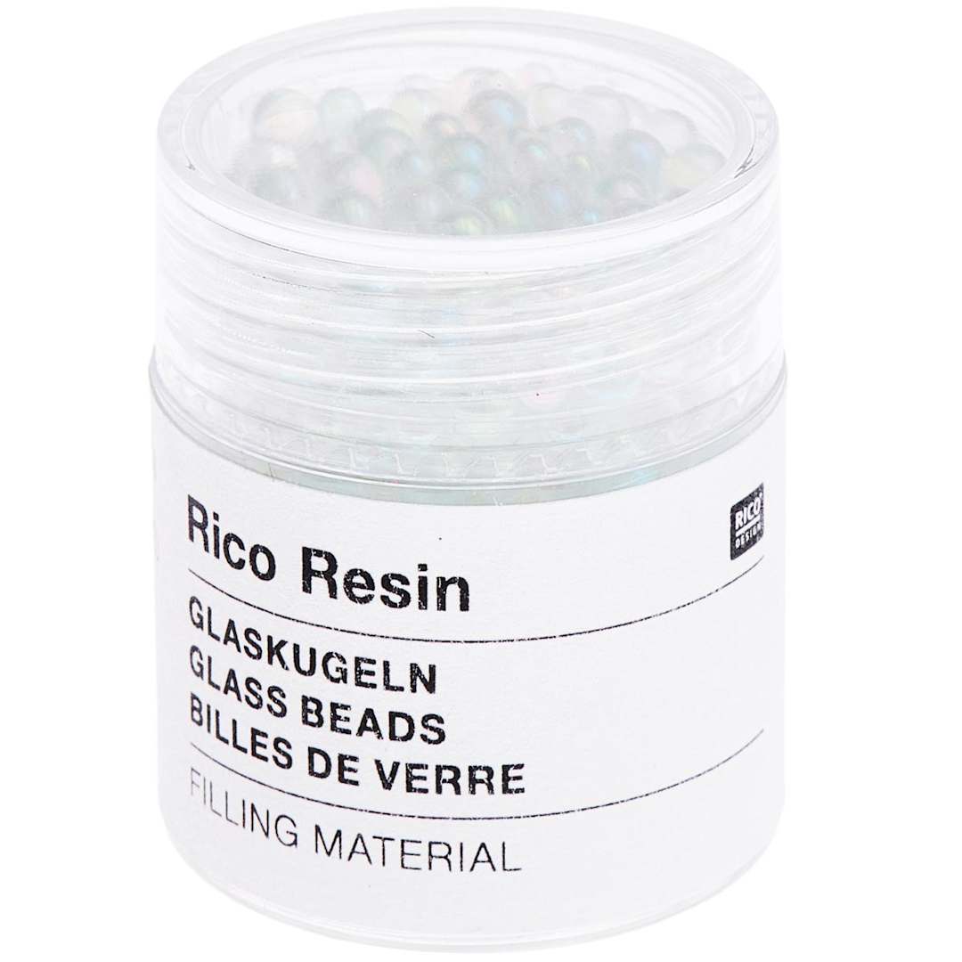 Open in modal - Resin Filling Materials Glass Beads, White Iridescent - 12.4g