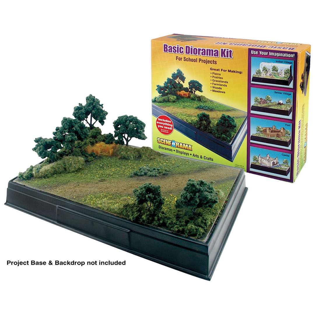 Open in modal - Scene-A-Rama Basic Diorama Kit Create Landscapes