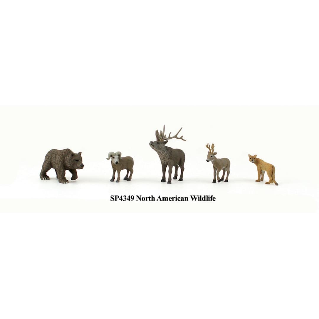 Open in modal - Scene-A-Rama Scene Setters Sets North American Wildlife - Peggable
