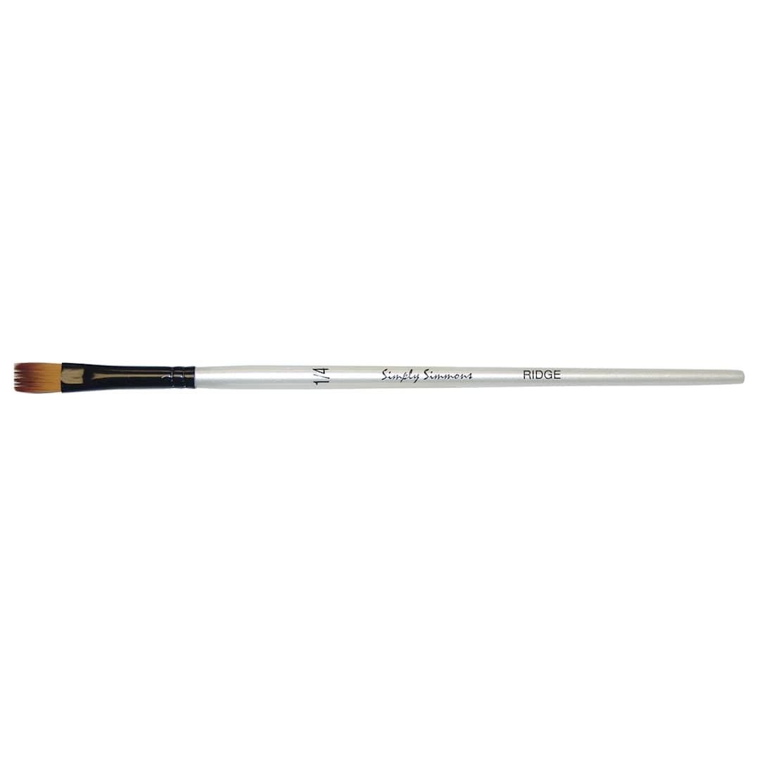 Open in modal - Robert Simmons Simply Simmons Short Handle Brush, Ridge, 1/4 in
