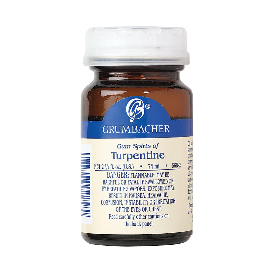 Open in modal - Grumbacher Turpentine, 2 oz.