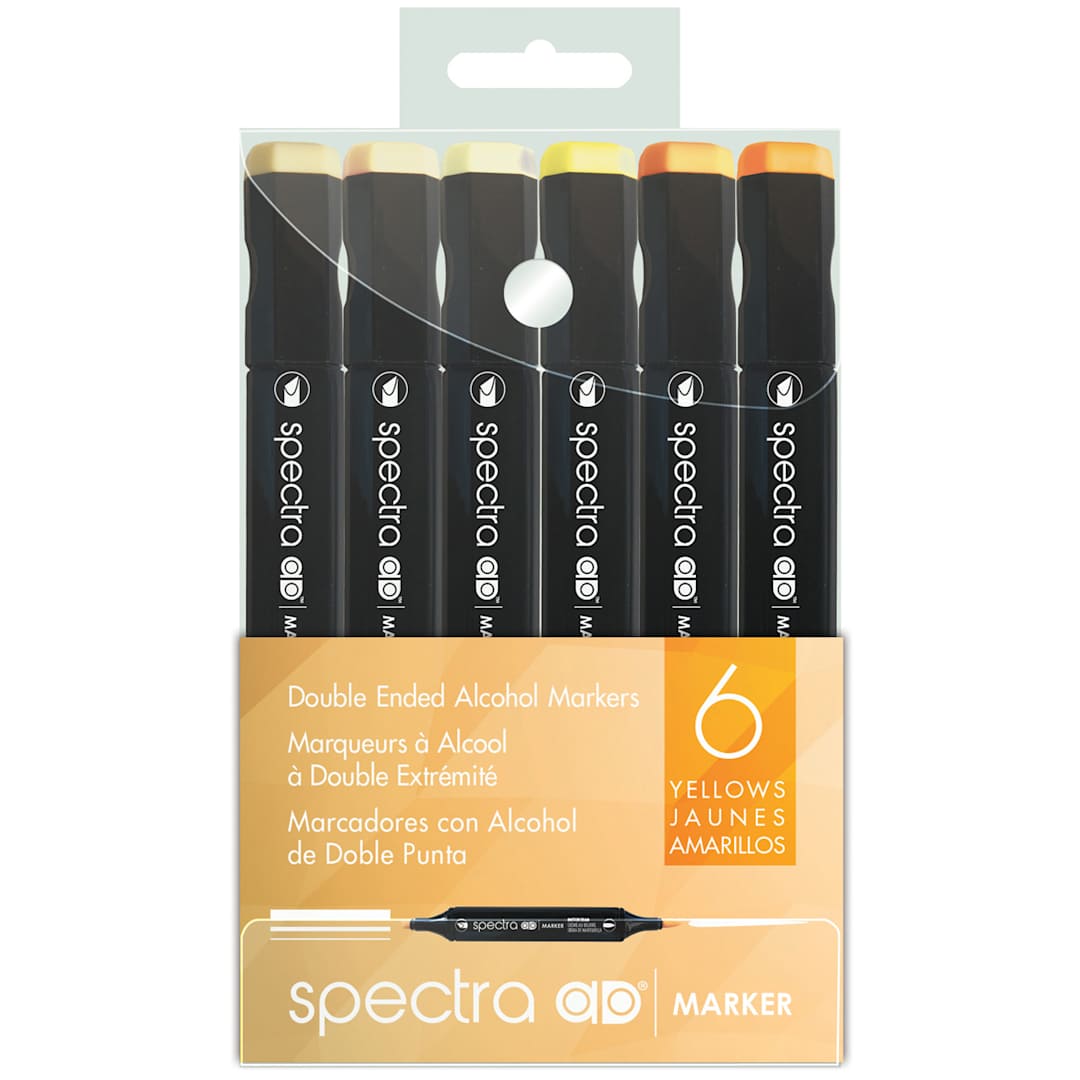 Open in modal - Spectra AD Marker Set 6-Marker Set - Yellows