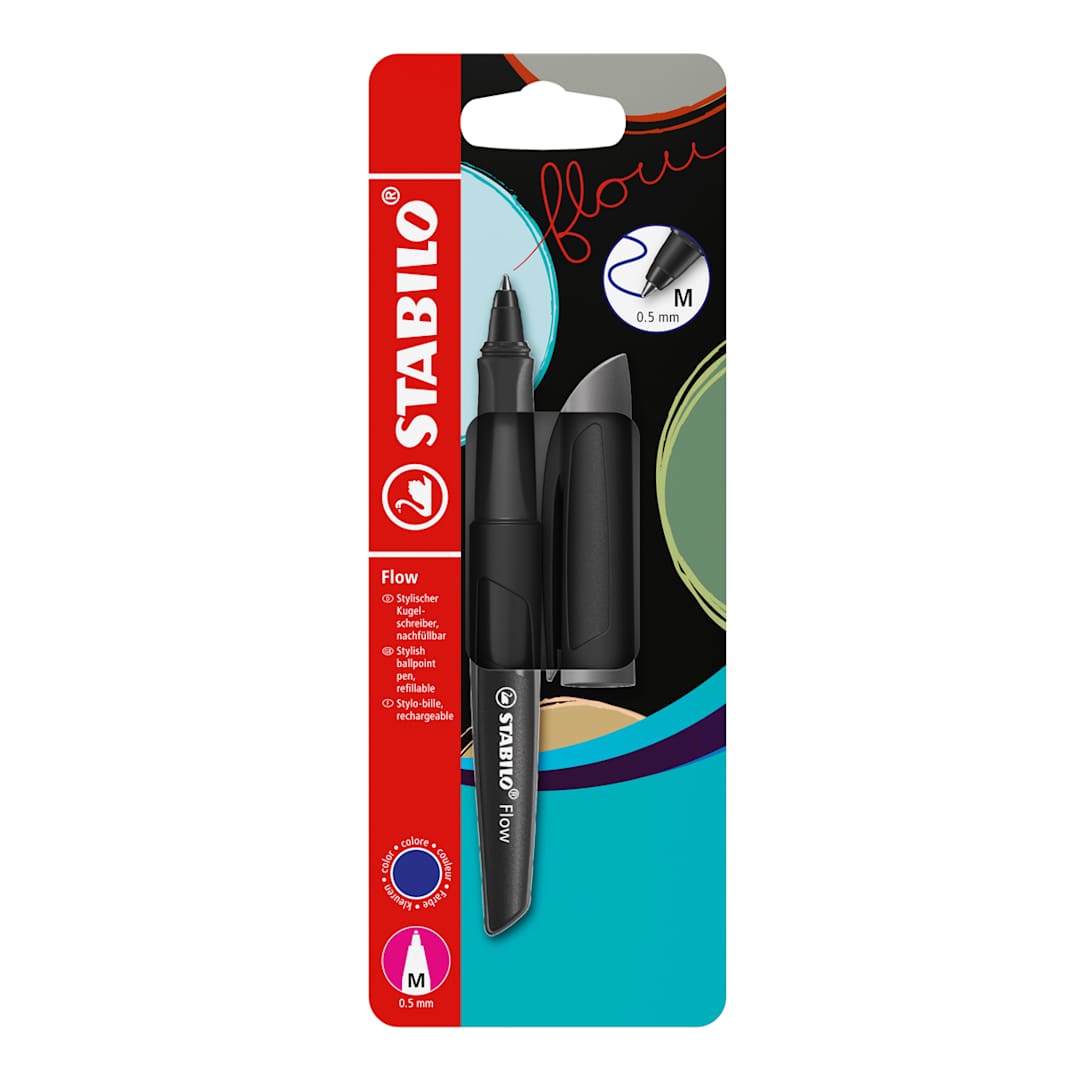 Open in modal - Flow Fountain & Ballpoint Pen Black